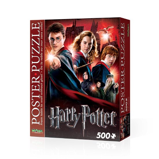 Cover for Coiled Springs · Wrebbit - Harry Potter - Poster Puzzle, 500 pc - Hogwarts (Leketøy)