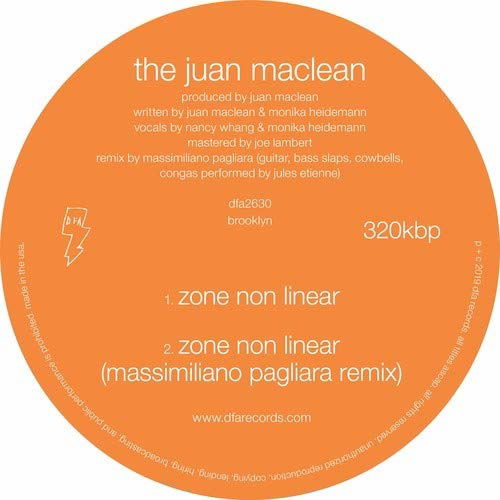 Cover for The Juan Maclean · What Do You Feel Free About? / Zone Nonlinear (12&quot;) [Standard edition] (2019)