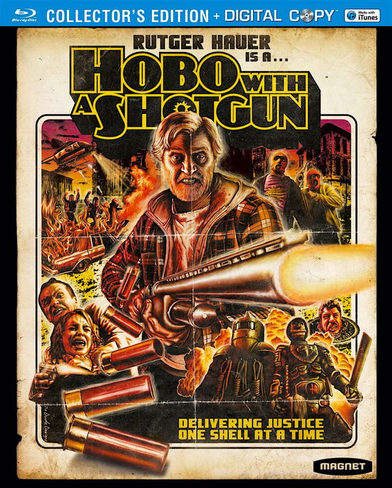 Cover for Hobo with a Shotgun BD (Blu-ray) [Widescreen edition] (2011)