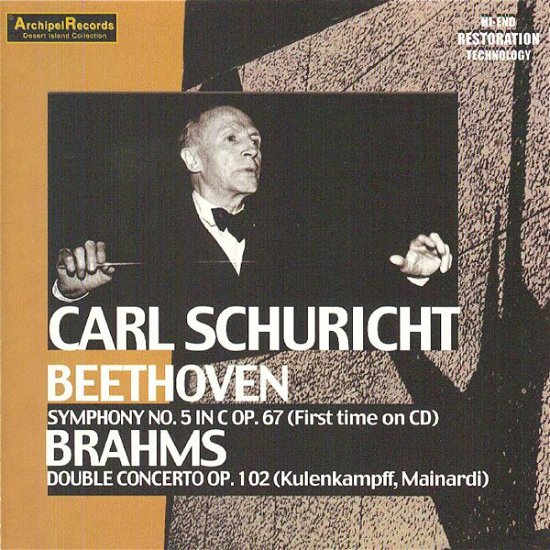 Cover for Beethoven / Schuricht · Sinfonie 5 Brahms Doppelko (CD) (2012)