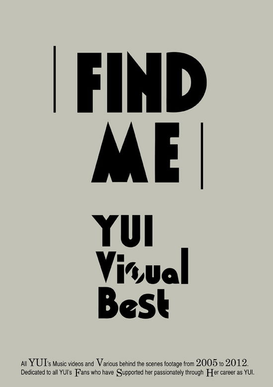 Cover for Yui · Find Me (MDVD) [Japan Import edition] (2015)