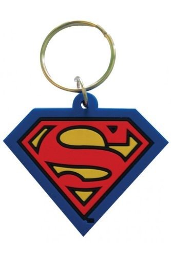 Cover for Superman · Superman - Shield Rubber Keyring (Keyring) (Legetøj)