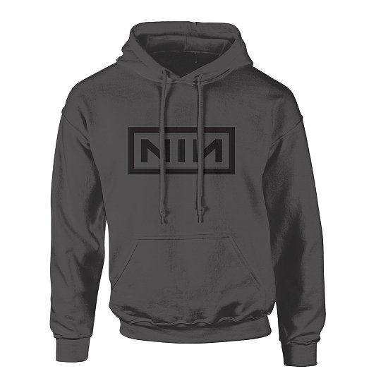 Cover for Nine Inch Nails · Classic Black Logo (Hoodie) [size M] [Grey edition] (2018)