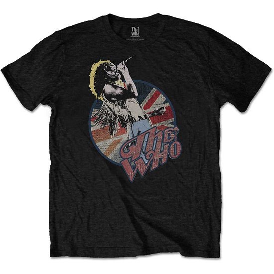 The Who Unisex T-Shirt: Roger Vintage Pose - The Who - Merchandise -  - 5056170637015 - 