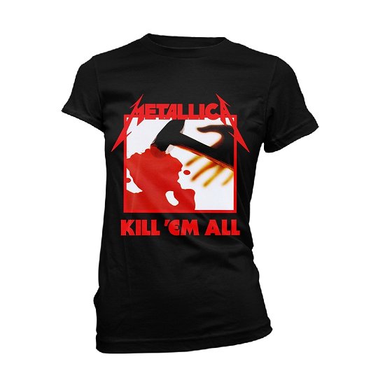 Cover for Metallica · Kill 'em All Tracks (Black) (T-shirt) [size L] [Black edition] (2020)