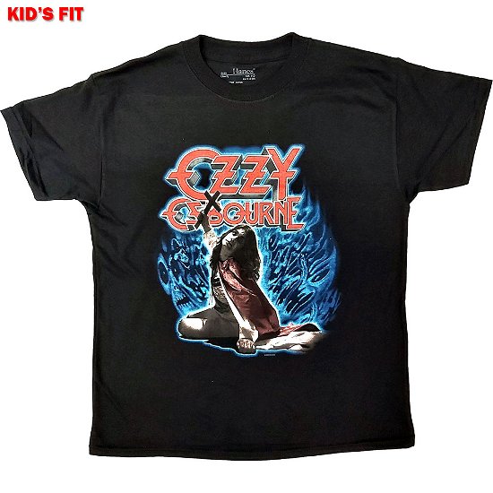 Ozzy Osbourne · Ozzy Osbourne Kids T-Shirt: Blizzard Of Ozz (9-10 Years) (T-shirt) [size 9-10yrs] [Black - Kids edition]