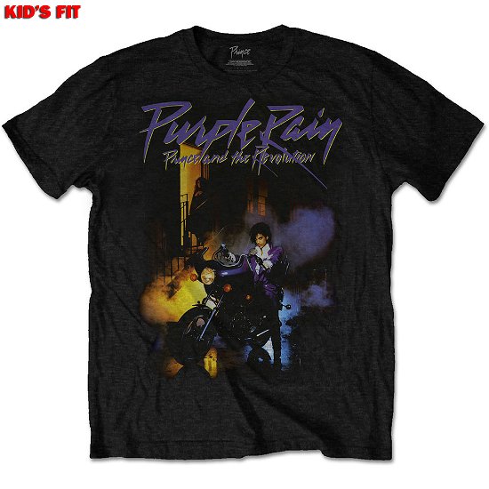 Cover for Prince · Prince Kids T-Shirt: Purple Rain (1-2 Years) (T-shirt) [size 1-2yrs] [Black - Kids edition]