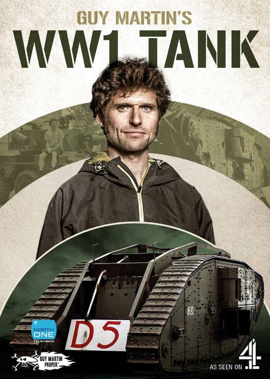 Guy Martin - WW1 Tank - Guy Martins Ww1 Tank DVD - Film - Dazzler - 5060352304015 - 19. februar 2018