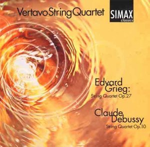 Cover for Debussy / Grieg / Vertavo String Quartet · String Quartets (CD) (2000)