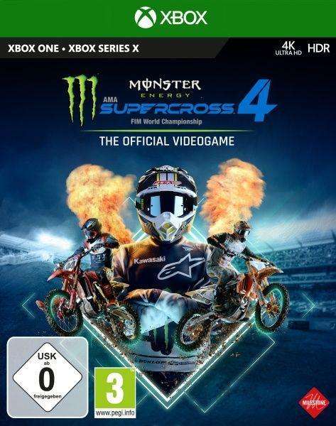 Cover for Monster Energy Supercross · Monster Energy Supercross - The Official Videogame 4 (xone) Englisch (PS4)