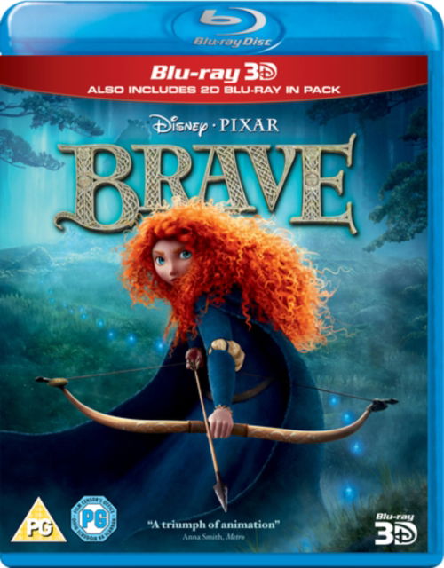 Brave 3D+2D - Brave (Blu-ray 3d) - Film - Walt Disney - 8717418367015 - 1. september 2014