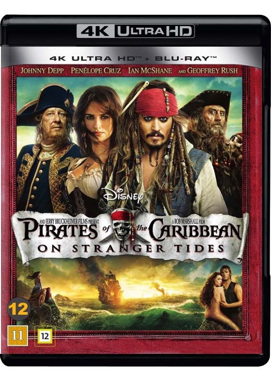 Cover for Pirates of the Caribbean · Pirates Of The Caribbean: On Stranger Tides (4K UHD Blu-ray) (2022)