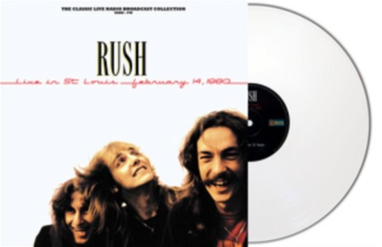 Cover for Rush · Live In St Louis 1980 (White Vinyl) (LP) (2023)