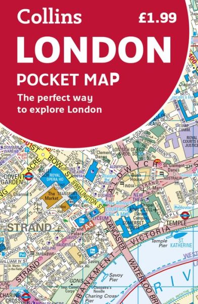 Cover for Collins Maps · London Pocket Map: The Perfect Way to Explore London (Map) [New edition] (2020)