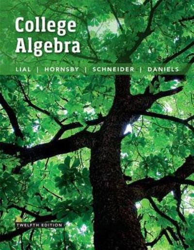 Cover for Margaret Lial · College Algebra plus MyLab Math with Pearson eText -- 24-Month Access Card Package (Drucksachen) (2016)