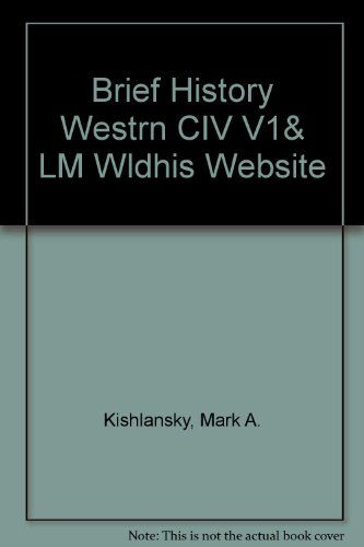 Cover for Patricia O'brien · A Brief History of Western Civilization: the Unfinished Legacy : to 1715 (Paperback Book) (2006)