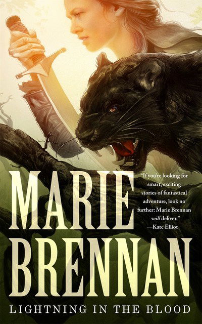 Cover for Marie Brennan · Lightning in the Blood (Paperback Bog) (2017)