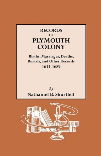 Cover for Nathaniel B. Shurtleff · Records of Plymouth Colony: Births, Marriages, Deaths, Burials, and Other Records, 1633-1689 (Hardcover Book) [Facsimile Reprint edition] (2010)