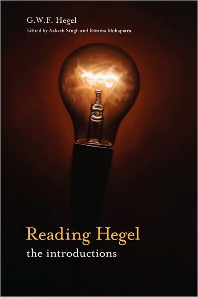 Reading Hegel: the Introductions (Transmission) - G. W. F. Hegel - Books - re.press - 9780980544015 - October 15, 2008