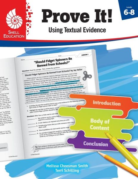 Cover for Melissa Cheesman Smith · Prove It! Using Textual Evidence, Levels 6-8 (Pocketbok) (2018)