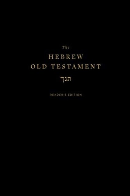Cover for Esv · The Hebrew Old Testament, Reader's Edition (Hardcover) (Hardcover Book) (2021)