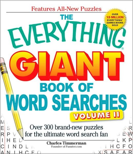 Cover for Charles Timmerman · The Everything Giant Book of Word Searches Volume II: Over 300 brand-new puzzles for the ultimate word search fan - Everything (R) (Paperback Book) (2009)