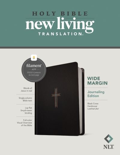 Cover for Tyndale · NLT Wide Margin Bible, Filament Enabled Edition, Black (Hardcover bog) (2022)