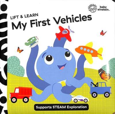 Cover for PI Kids · Baby Einstein: My First Vehicles Lift &amp; Learn (Tavlebog) (2021)