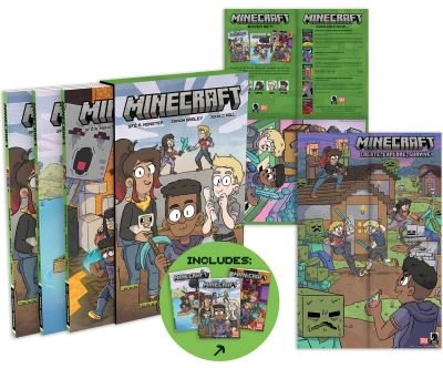Cover for Sfe R. Monster · Minecraft Boxed Set (graphic Novels) (Hardcover bog) (2022)