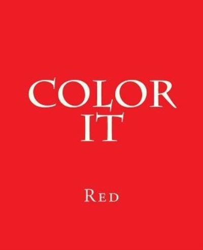 Cover for V Bryant · Color It (Pocketbok) (2016)