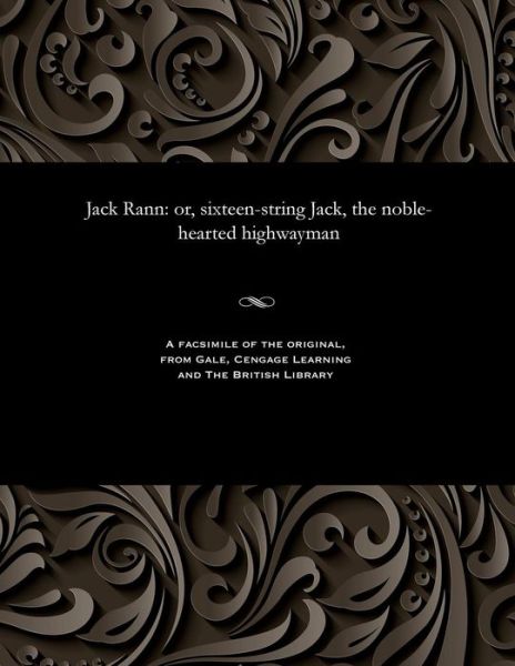 Cover for James Lindridge · Jack Rann (Pocketbok) (1901)