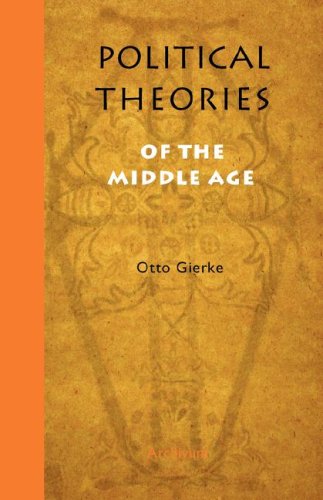 Cover for Otto Friedrich Von Gierke · Political Theories of the Middle Age (Paperback Book) (2007)