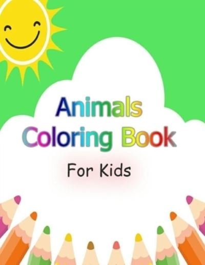 Cover for Bms Khadi · Animals coloring book for kids (Paperback Bog) (2019)