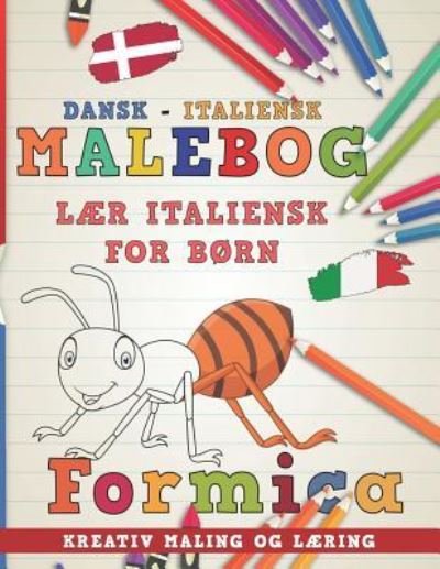 Cover for Nerdmediada · Malebog Dansk - Italiensk I L (Paperback Bog) (2018)