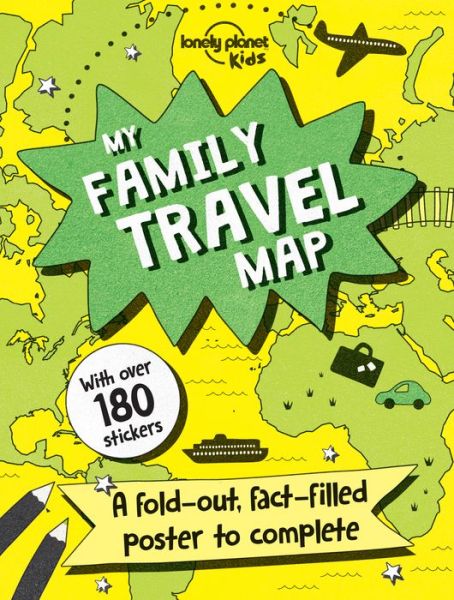 Cover for Lonely Planet Kids · My Family Travel Map - Lonely Planet Kids (Map) (2016)