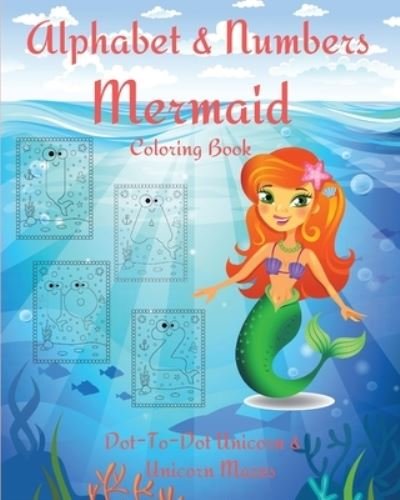 Cover for Em Publishers · Alphabet and Numbers Mermaid Coloring Book (Taschenbuch) (2021)