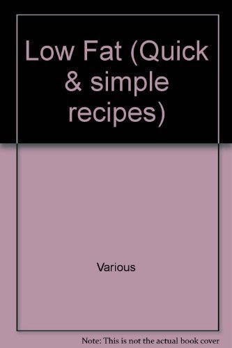 Cover for Quick and Simple Recipes  Low Fat (Book)