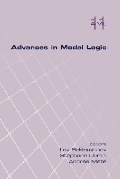 Cover for Lev Beklemishev · Advances in Modal Logic Volume 11 (Taschenbuch) (2016)
