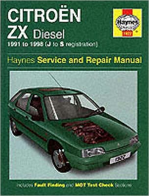 Cover for Haynes Publishing · Citroen ZX Diesel (91 - 98) Haynes Repair Manual (Paperback Book) [3 Revised edition] (2001)