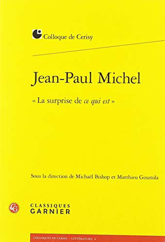 Jean-Paul Michel - Michael Bishop - Books - Classiques Garnier - 9782406080015 - December 26, 2018