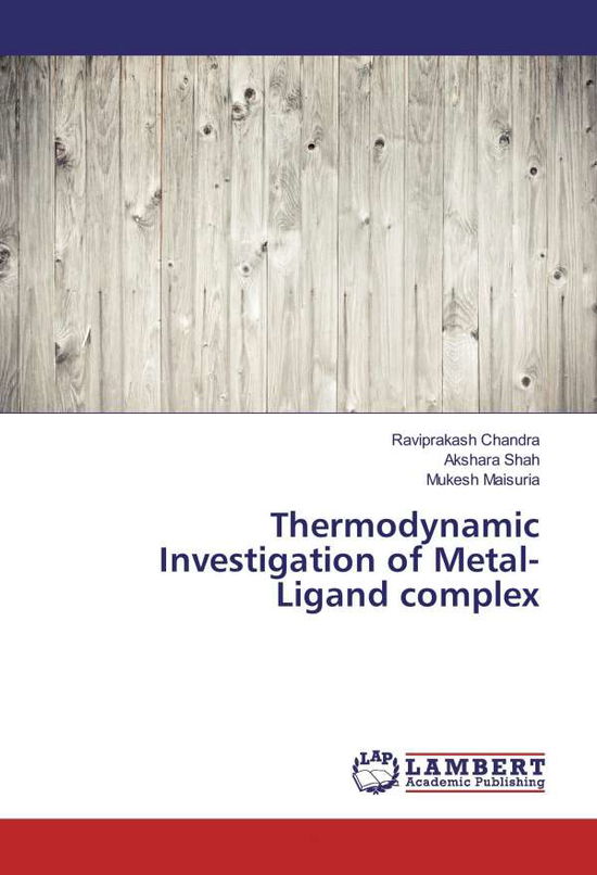 Cover for Chandra · Thermodynamic Investigation of (Book)