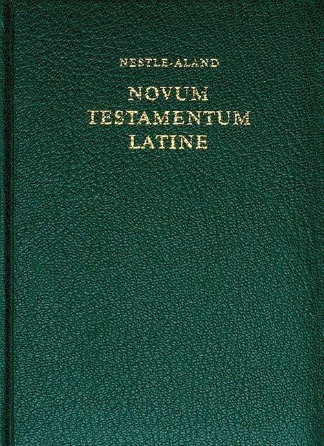 Cover for Novum Testamentum Latine (Hardcover Book) (2000)