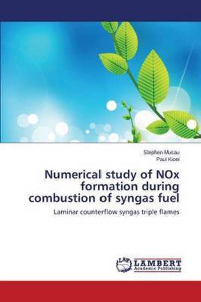 Cover for Musau · Numerical study of NOx formation (Book) (2015)