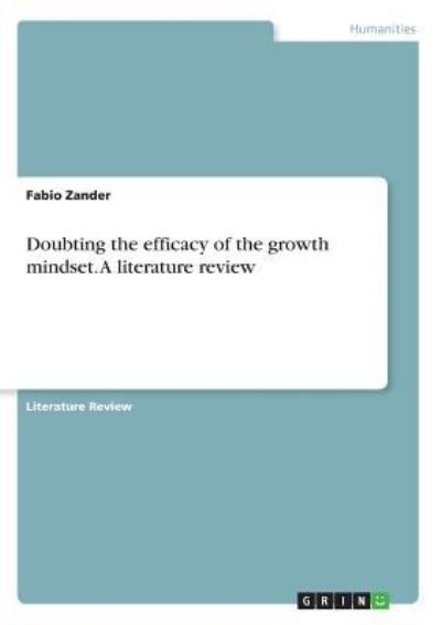 Cover for Zander · Doubting the efficacy of the gro (Book)