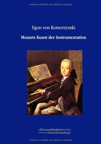 Cover for Egon Von Komorzynski · Mozarts Kunst der Instrumentation (Taschenbuch) [German edition] (2019)