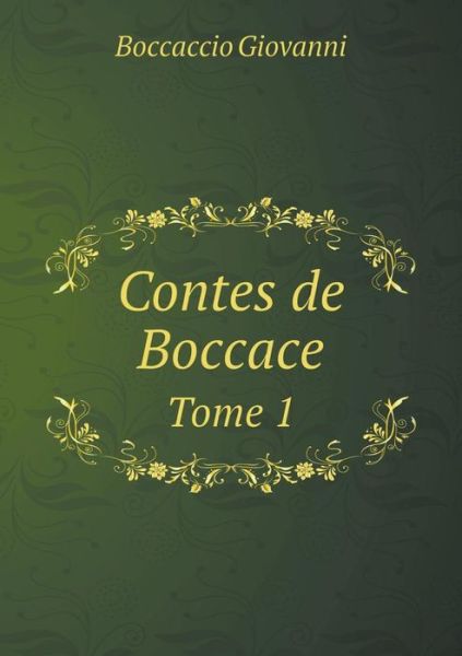 Cover for Boccaccio Giovanni · Contes De Boccace Tome 1 (Paperback Book) (2015)