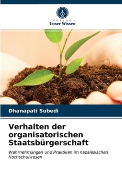 Cover for Subedi · Verhalten der organisatorischen (N/A) (2020)