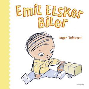 Cover for Inger Tobiasen · Emil elsker biler (Cardboard Book) [1st edition] (2023)