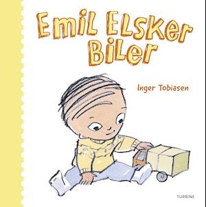 Cover for Inger Tobiasen · Emil elsker biler (Cardboard Book) [1th edição] (2023)