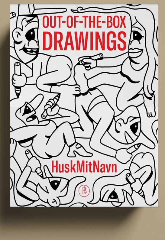 Cover for HuskMitNavn · Out-of-the-box drawings (Innbunden bok) [1. utgave] (2020)
